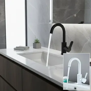 Robinets de lavabo de salle de bains
