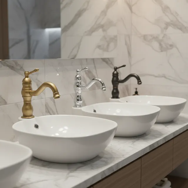 Robinet mitigeur de lavabo de salle de bains
