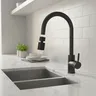 Buse de robinet de lavabo à 2 modes en laiton – vue 1