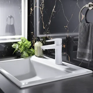 Robinet de lavabo en acier inoxydable 304