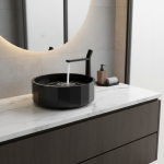 Robinet mitigeur de lavabo de salle de bains, robinet d&rsquo;évier de salle de bains à trou unique, grand lavabo, lavabo de lavabo Commercial moderne