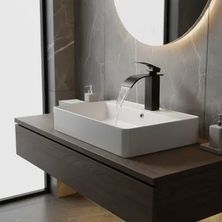 Lavabo cascade en acier inoxydable