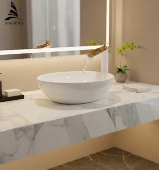 Robinets de lavabo Robinet de salle de bains blanc moderne Robinets de…