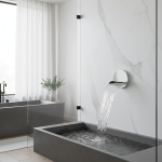 Sortie de Cascade en Acier Inoxydable 304, Taille de 1/2 Pouces, Robinet de Valve Assad, Salle de Cabine de Douche, Accessoires de Baignoire