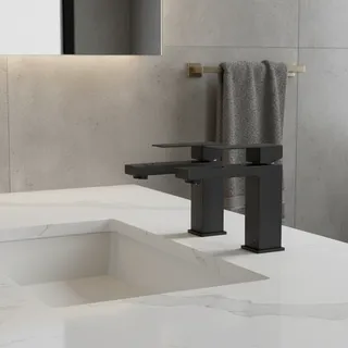 Robinet de lavabo moderne noir
