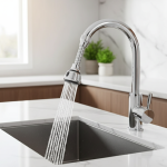 360 °   Robinet de cuisine rotatif pressurisé anti-éclaboussures, filtre étendu en mousse, tête de robinet universelle, pulvérisateur pour la cuisine