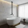 Robinet de baignoire mural en laiton massif – vue 1