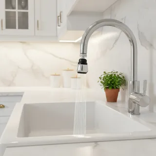 Buse de robinet pivotante rotative à 360 degrés