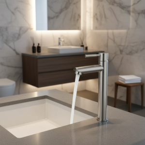 Robinet d’évier de cuisine froide simple de 1/2 pouces, ouverture rapide, acier inoxydable, utilisé pour les accessoires d’évier de salle de bains Robinet d’évier de cuisine froide simple de 1/2 pouces, ouverture rapide, acier inoxydable, utilisé pour les accessoires d’évier de salle de bains