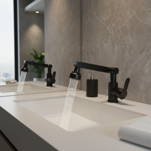 Bras mécanique universel pour robinet chaud et froid, accessoires HOKitchen, robinet résistant aux éclaboussures, haut de bassin HOBucket