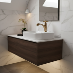 ZAPPO robinet d&rsquo;eau froide simple en laiton Antique, robinet de salle de bains à poignée unique, robinets d&rsquo;évier de lavabo à 1 trou monté sur le pont