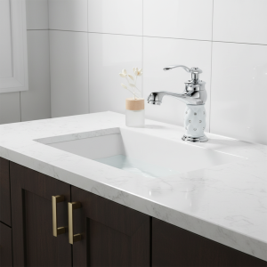 Robinets de salle de bains, mitigeur chaud et froid, décoration de vanité, bain, cuisine, robinets d&rsquo;évier de salle de bains montés sur le pont, accessoires de salle de bains, 1 pièce