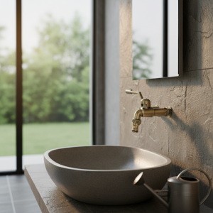 Robinet antigel extérieur tout en cuivre avec une entrée et deux sorties, double sortie d’eau, arrosage de jardin épais 1/2*1/2*1/2 Robinet antigel extérieur tout en cuivre avec une entrée et deux sorties, double sortie d’eau, arrosage de jardin épais 1/2*1/2*1/2