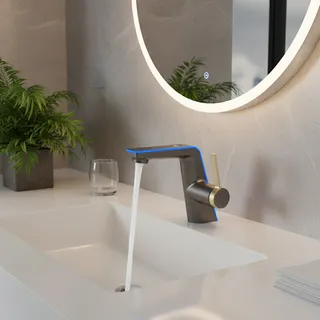 Robinets de lavabo à affichage numérique LED de luxe