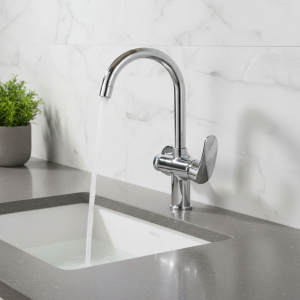 Robinets de cuisine muraux, mitigeur chaud et froid, lavabo, évier, balcon, Valve d’eau mixte, robinets de salle de bains à poignée unique Robinets de cuisine muraux, mitigeur chaud et froid, lavabo, évier, balcon, Valve d’eau mixte, robinets de salle de bains à poignée unique