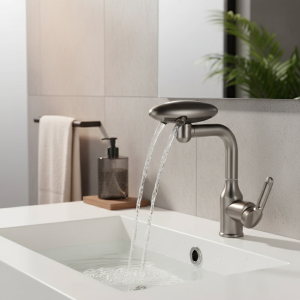 360 °   Robinet de salle de bains intelligent, cascade multifonctionnelle moderne à Rotation, 4 modes de sortie d&rsquo;eau, robinet de cuisine d&rsquo;eau chaude et froide