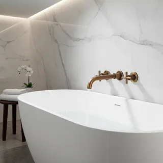Robinet en laiton antique chromé pour ark de baignoire