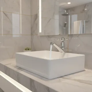 Robinet d'évier de lavabo en alliage de Zinc