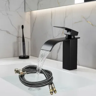 Robinet de lavabo cascade en acier inoxydable
