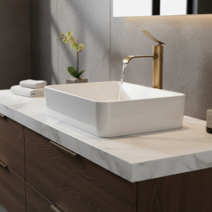 Bassin en bronze antique Fets, robinet d’eau en laiton chaud et froid, robinet de ark monté sur le pont, robinet d’eau de centre commercial Bassin en bronze antique Fets, robinet d’eau en laiton chaud et froid, robinet de ark monté sur le pont, robinet d’eau de centre commercial