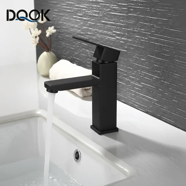 Robinet mitigeur de lavabo d'eau chaude et froide monté…