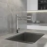 Robinet de cuisine pivotant mural – vue 1