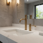 Robinets de lavabo en Bronze Antique, robinet de salle de bains en laiton chaud et froid, robinet d&rsquo;évier de salle de bains monté sur le pont, robinet de lavabo mélangeur d&rsquo;eau