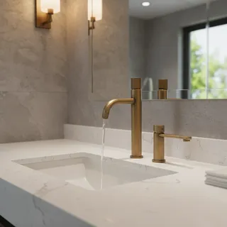 Robinets de lavabo en Bronze Antique