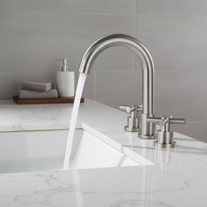 Robinet d&rsquo;évier en acier inoxydable de Louisiane, robinet de centre commercial, baignoire Foy pour touristes, ensemble de plomb, 3 trous, solide, 304