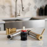 Robinet de lavabo de cuisine 35mm/40mm, noyau de Valve en céramique, bobine en céramique, chauffe-eau, mitigeur d&rsquo;eau, interrupteur central, pièces de réparation