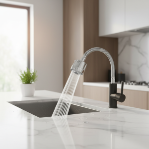 Robinet d&rsquo;évier 2/3 Modes, Rotation à 360 degrés, Tube d&rsquo;extension de filtre, robinet d&rsquo;économie d&rsquo;eau de douche, Gadgets de cuisine universels, accessoires