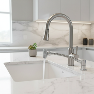 Adaptateur de commutateur de robinet en alliage de Zinc/plastique, séparateur d&rsquo;évier de cuisine, Valve de dérivation, connecteur de pulvérisateur de robinet d&rsquo;eau, accessoires de salle de bains