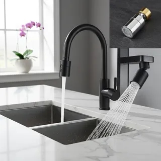 Tête de Pulvérisation Rotative pour Robinet de Cuisine