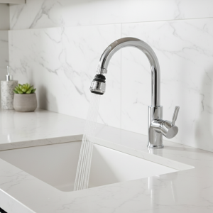 Buse de robinet rotative à 360 degrés, aérateur de robinet, tête de pulvérisation de cuisine, robinets d&rsquo;économie d&rsquo;eau, Applications pour robinet de douche de cuisine