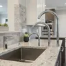 Robinetterie col cygne bec coudé inox chromé poli miroir… – vue 1