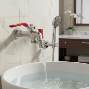 Robinet à Valve à 90 degrés, robinet d&rsquo;eau industriel en laiton pour maison, Irrigation simple/Double, robinets de jardin en alliage de Zinc, robinets à poignée à levier