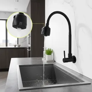 Robinet de cuisine évier en acier inoxydable tuyau Flexible eau froide…