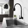 Robinet de cuisine évier en acier inoxydable tuyau… – vue 1