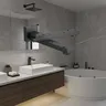 Robinet de lavabo mural en laiton