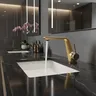 Robinet de lavabo de salle de bains moderne…