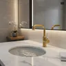 Robinet de lavabo en laiton Vintage de luxe