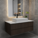 Robinet mitigeur d&rsquo;eau chaude et froide, poignée simple moletée, un trou, lavabo de salle de bains, conception de bouton de moletage pivotant