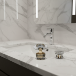 Couvercle filtrant à noyau rebondissant en cuivre avec panier, drain de sol de douche, piège à bouchon rond, attrape-cheveux, accessoires de bassin