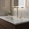 Robinet de lavabo en or brossé – vue 1