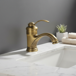 Vente chaude. Robinets de lavabo en laiton Antique de 6 pouces, grue d&rsquo;évier, mitigeur d&rsquo;eau torneira