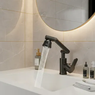 Robinet de lavabo chaud et froid