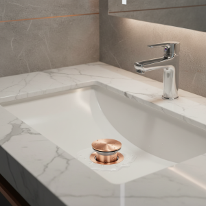 E74E Universal Copper Salle Bathroom Envier Stoppers Push Type Basin Filtre drainage du bassin