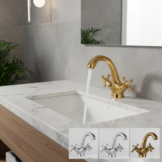 Robinet de lavabo de douche de Bidet en laiton Antique
