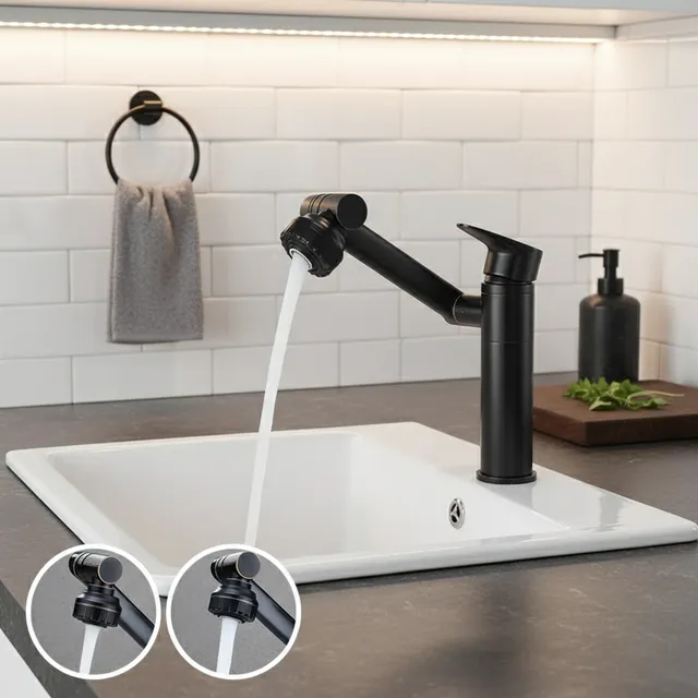 Mitigeur lavabo monotrou monocommande design cylindrique…