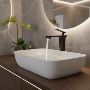 Bassin localité Brossé F/05, Cascade Élégante, Robinet de Maison, Trou à Levier Unique, Montage sur Pont, Robinets de Centre Commercial en Laiton Bassin localité Brossé F/05, Cascade Élégante, Robinet de Maison, Trou à Levier Unique, Montage sur Pont, Robinets de Centre Commercial en Laiton